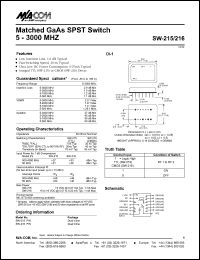 Click here to download SW-216 Datasheet