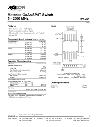 Click here to download SW-261 Datasheet