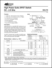 Click here to download SW-279 Datasheet
