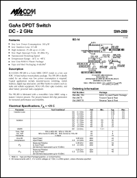 Click here to download SW-289RTR Datasheet