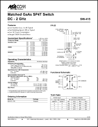 Click here to download SW-415 Datasheet