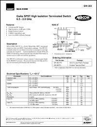 Click here to download SW-393TR Datasheet