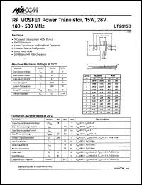 Click here to download UF2815 Datasheet