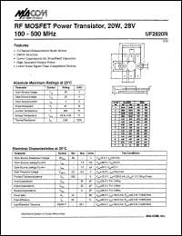 Click here to download UF2820R Datasheet