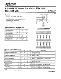 Click here to download UF2840P Datasheet