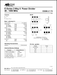 Click here to download ESSM-2-7-75 Datasheet