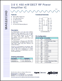 Click here to download MA02203AD-R7 Datasheet