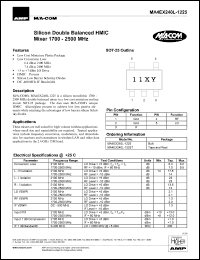 Click here to download MA4EX240L-1225T Datasheet