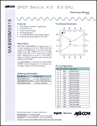 Click here to download MASWSM0015TR-3000 Datasheet