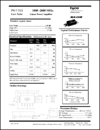 Click here to download PA1153 Datasheet