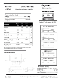 Click here to download PA1159 Datasheet