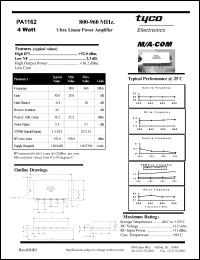 Click here to download PA1162 Datasheet