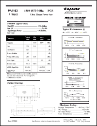 Click here to download PA1163 Datasheet