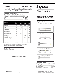 Click here to download PA1214 Datasheet