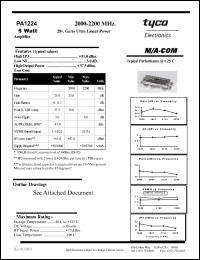 Click here to download PA1224 Datasheet
