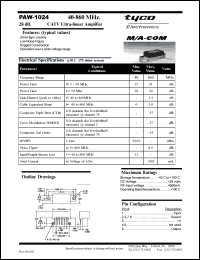 Click here to download PAW1024 Datasheet