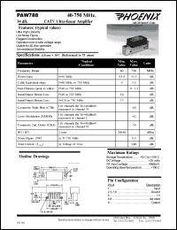 Click here to download PAW788 Datasheet