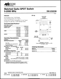 Click here to download SW-236 Datasheet