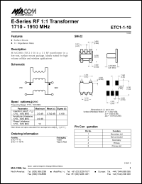 Click here to download ETC1-1-10 Datasheet