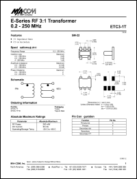 Click here to download ETC3-1 Datasheet