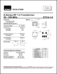 Click here to download ETC4-1-8 Datasheet