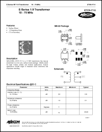 Click here to download ETC9-1T-5 Datasheet