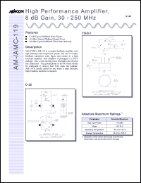 Click here to download AM-119 Datasheet