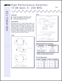 Click here to download AMC-132SMA Datasheet