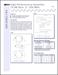 Click here to download AMC-134SMA Datasheet