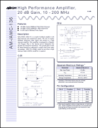 Click here to download AM-136 Datasheet