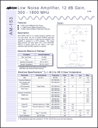Click here to download AM-153PIN Datasheet