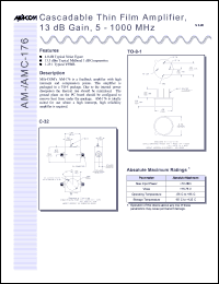 Click here to download AMC-176SMA Datasheet