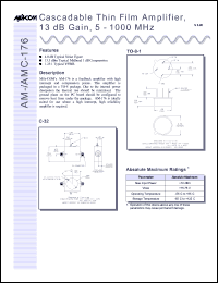 Click here to download AM-176 Datasheet