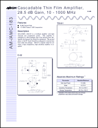 Click here to download AM-183 Datasheet
