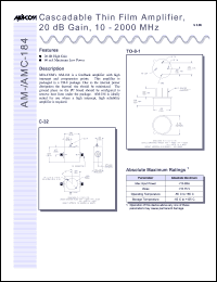 Click here to download AM-184 Datasheet
