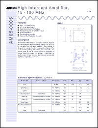 Click here to download AM05-0005 Datasheet
