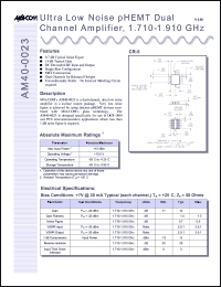 Click here to download AM40-0023 Datasheet