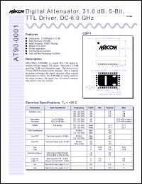 Click here to download AT90-0001TR Datasheet