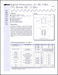 Click here to download AT20-0263 Datasheet