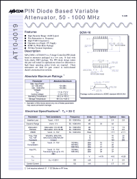 Click here to download AT10-0019TR Datasheet