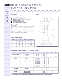 Click here to download MD-124 Datasheet