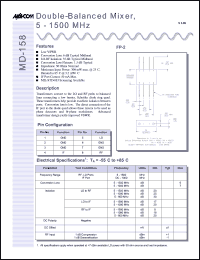 Click here to download MD-158 Datasheet