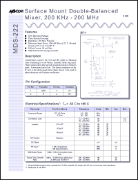 Click here to download MDS-222PIN Datasheet