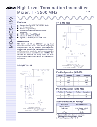 Click here to download MD-189PIN Datasheet