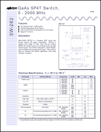Click here to download SW-262 Datasheet