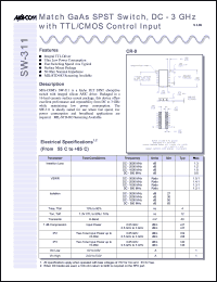 Click here to download SW-311PIN Datasheet
