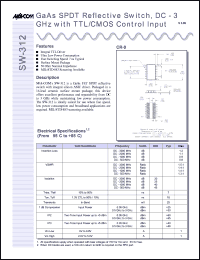 Click here to download SW-312 Datasheet