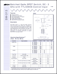 Click here to download SW-313 Datasheet