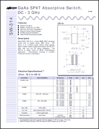 Click here to download SW-314 Datasheet