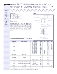 Click here to download SW10-0312 Datasheet
